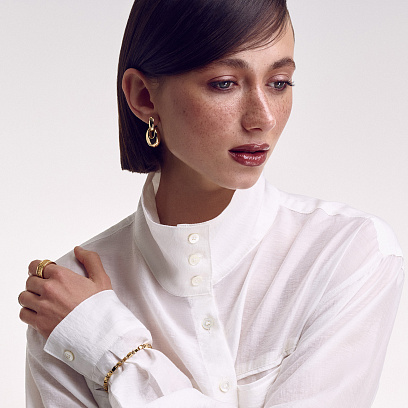 Браслет "Celeste" в желтом золоте б05471 №8