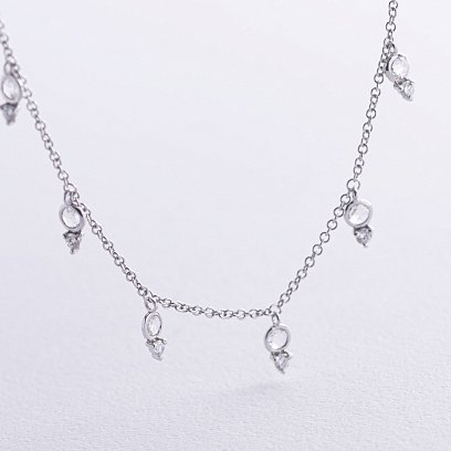 Золотое колье с бриллиантами колб0124sm