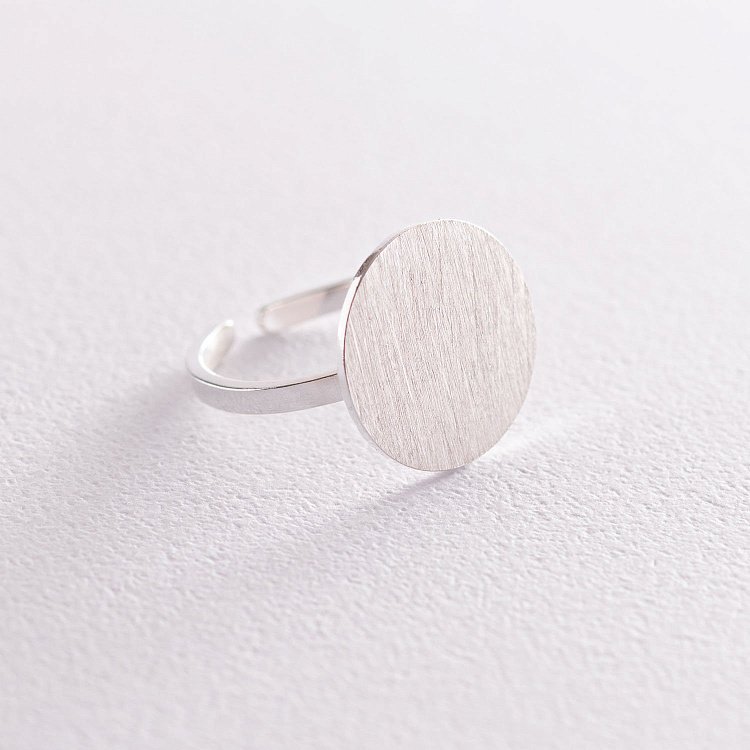 Серебряное кольцо "Комета" (матовое) 112564 от ювелирного магазина Оникс