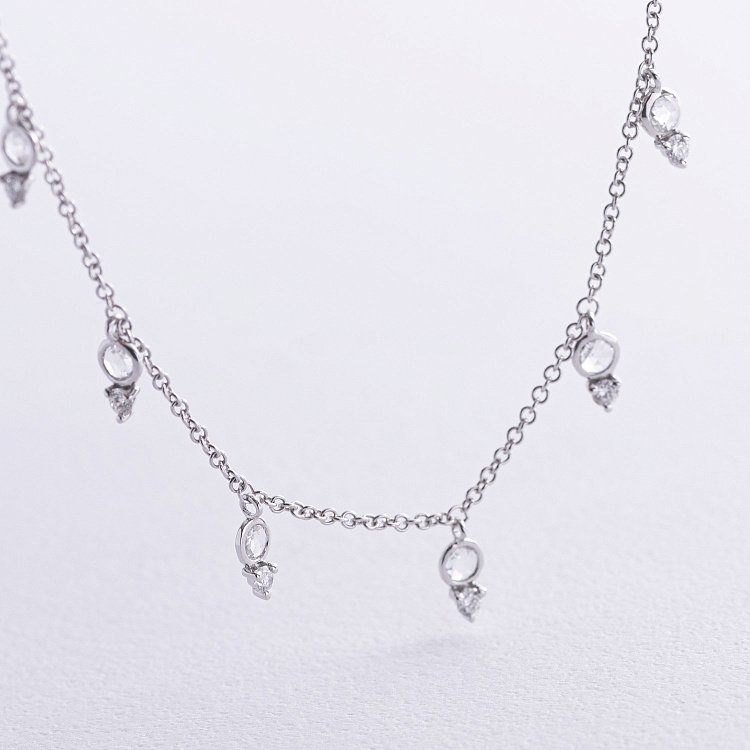 Золотое колье с бриллиантами колб0124sm от ювелирного магазина Оникс