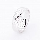 Срібний перстень з сердечком 111952 от ювелирного магазина Оникс - 2