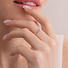 Помолвочное золотое кольцо с бриллиантом 218651121 от ювелирного магазина Оникс - 5