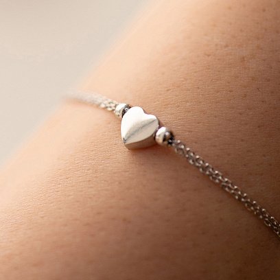 Серебряный браслет "Сердечко" 905-01433 №4