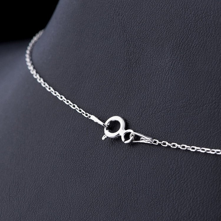 Серебряное колье "Мама" (фианиты) 18458 от ювелирного магазина Оникс - 3