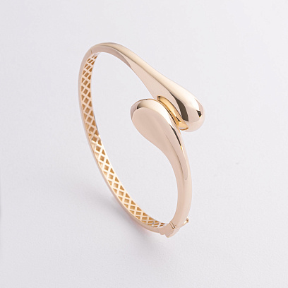 Жорсткий браслет "Miriam" у жовтому золоті б05767