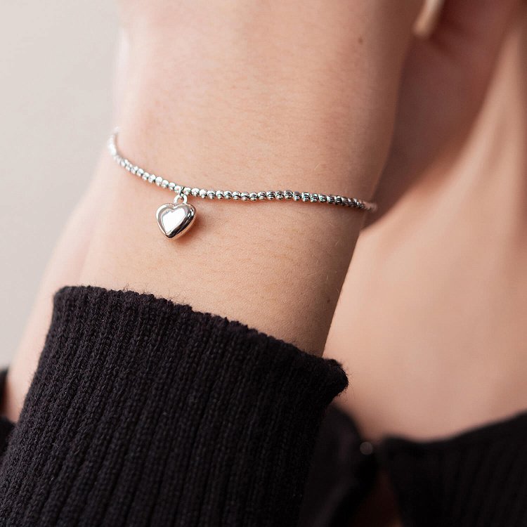 Золотий браслет "Сердечко" б03107 від ювелірного магазину Онікс - 12