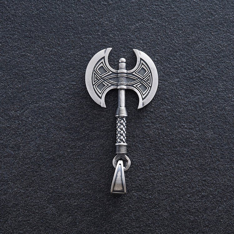 Серебряный кулон "Двойной топор" 7049 от ювелирного магазина Оникс - 9