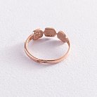 Золотое кольцо с фианитами и эмалью 380498е от ювелирного магазина Оникс - 5