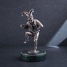 Серебряная фигура ручной работы "Шут весельчак" сер00017 от ювелирного магазина Оникс