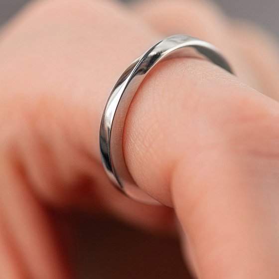 Серебряное кольцо "Бесконечность" 7161род №5