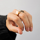 Каблучка "Gabriela" у жовтому золоті к08365 от ювелирного магазина Оникс - 4