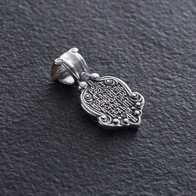 Срібна ладанка "Божа Матір Семистрільна" 133048 від ювелірного магазину Онікс - 5