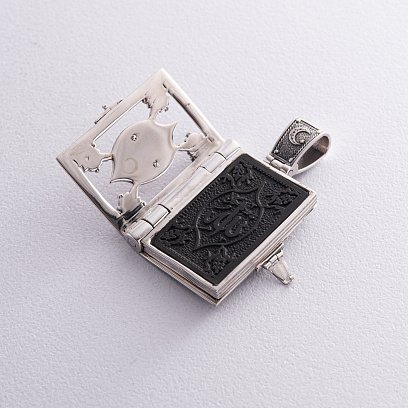 Серебряный кулон "Коран" с эбеновым деревом 941 №8