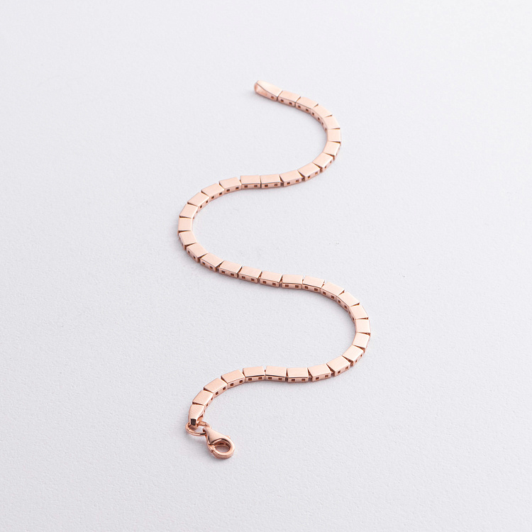 Браслет "Aria" в красном золоте б05708 от ювелирного магазина Оникс - 5