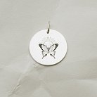 Кулон "Метелик" (2.1 см) 132724баб от ювелирного магазина Оникс
