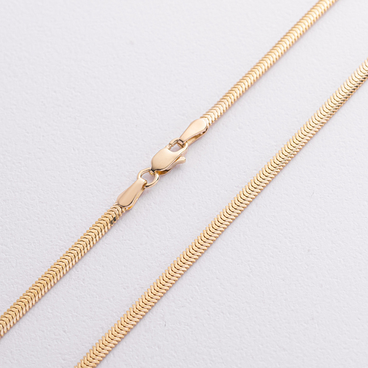 Колье "Gisele" в желтом золоте (снейк - 2.5 мм) ц00388-2,5 от ювелирного магазина Оникс