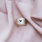 Срібна каблучка з гравіруванням "Серце" 112143сер от ювелирного магазина Оникс - 5