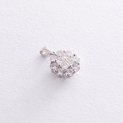 Золотая подвеска с бриллиантами пкит166