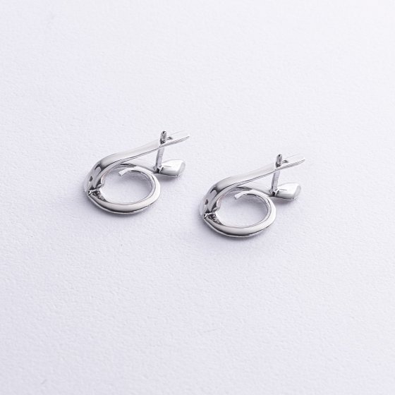 Серебряные серьги "Змеи" 902-01392 №3