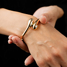 Жорсткий браслет "Miriam" у жовтому золоті б05767 от ювелирного магазина Оникс - 3