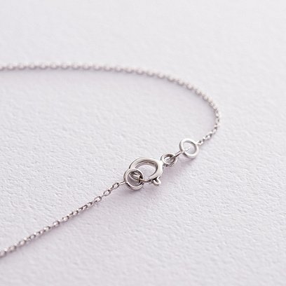 Кольє "Літачок" в білому золоті кол01609 №4