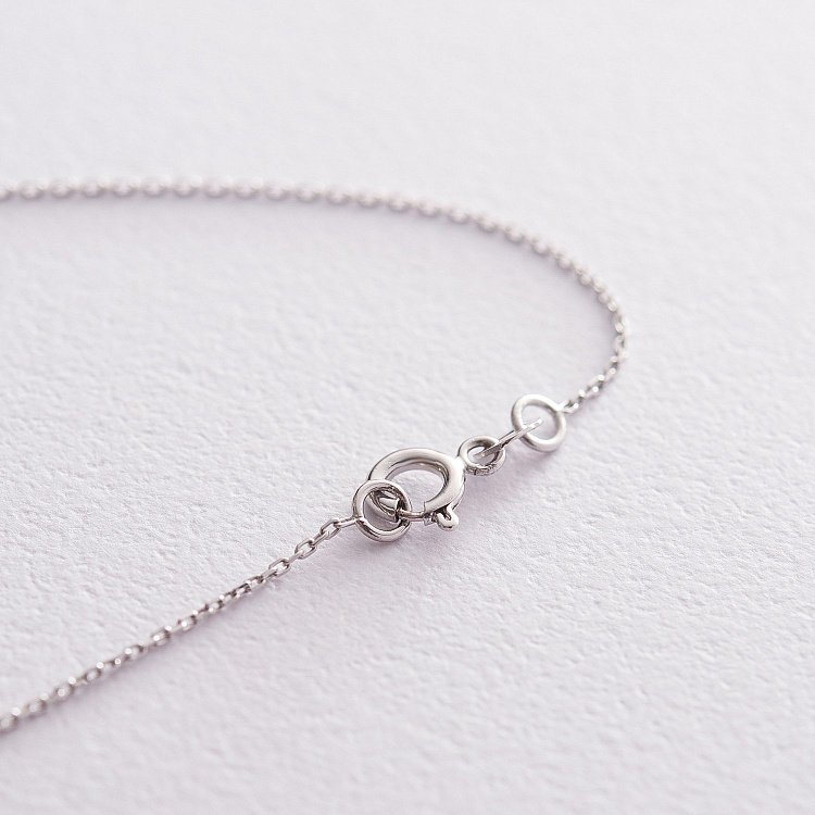 Кольє "Літачок" в білому золоті кол01609 від ювелірного магазину Онікс - 3