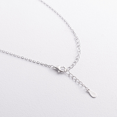 Серебряное колье "Daphne" с фианитами 181370 №3