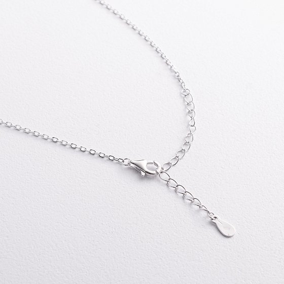 Серебряное колье "Daphne" с фианитами 181370 №3