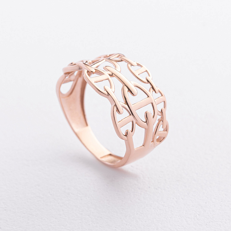 Золота каблучка "Helen" к08413 від ювелірного магазину Онікс