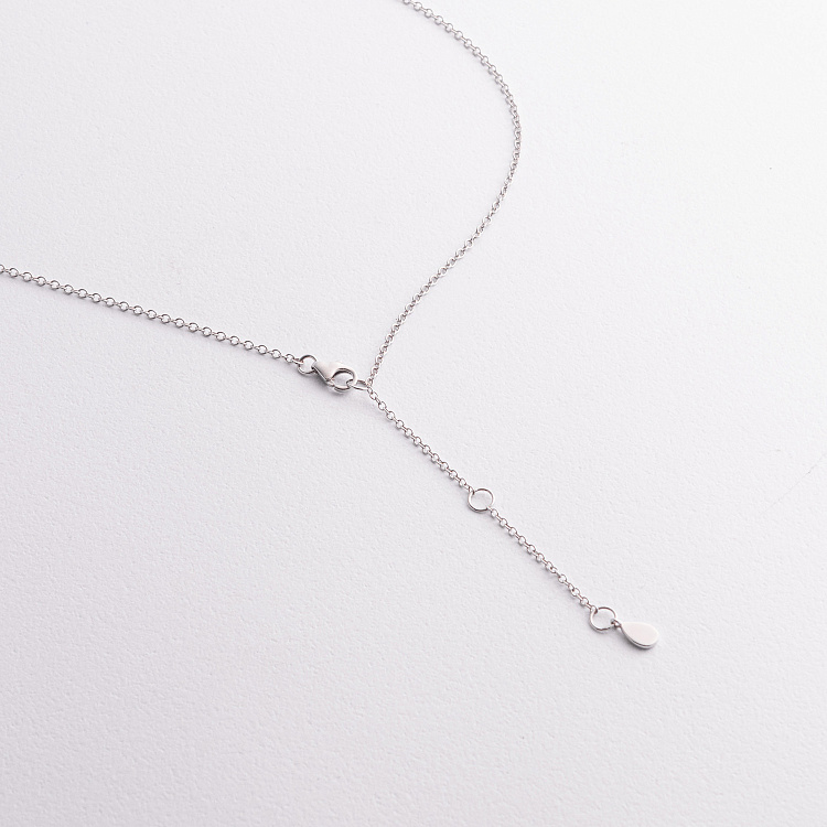 Золотое колье "Сердечко" с бриллиантами колб0158lg от ювелирного магазина Оникс - 4