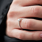 Заручальна золота каблучка з діамантом 101-10021(3.7) б от ювелирного магазина Оникс - 2