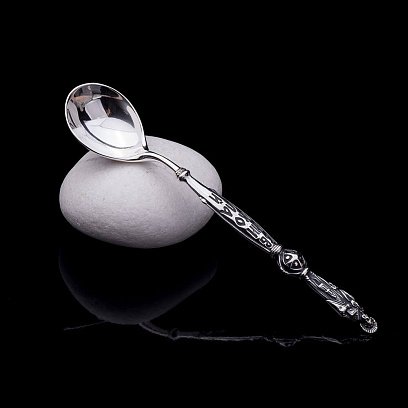 Серебряная ложка со Св. Николаем 24025 №6