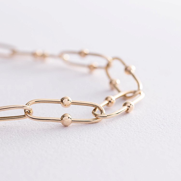 Кольє "Фантазія" в жовтому золоті кол01836 від ювелірного магазину Онікс - 3