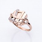 Золотые кольцо с фианитами к04955 от ювелирного магазина Оникс