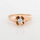 Помолвочное кольцо с фианитом к04880 от ювелирного магазина Оникс - 2