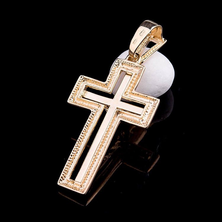 Православний хрест п01115 - 1 Православний хрест п01115 від ювелірного магазину Онікс - 1