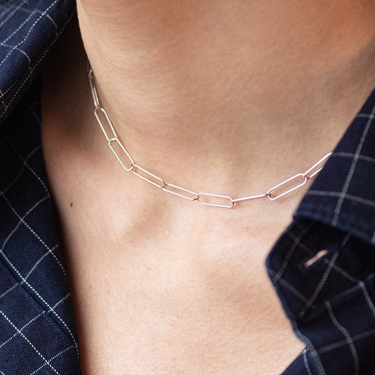 Серебряное колье "Аврора" 181197 от ювелирного магазина Оникс - 3