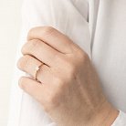 Золотое помолвочное кольцо с бриллиантом кб0134arp от ювелирного магазина Оникс - 3