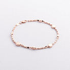 Золотий браслет "Кубики" б05823 от ювелирного магазина Оникс