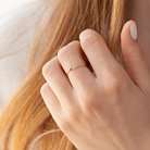 Помолвочное золотое кольцо с бриллиантом 24462421 от ювелирного магазина Оникс - 3