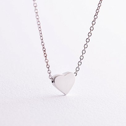 Срібне кольє "Сердечко" 1089