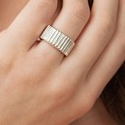 Широкое серебряное кольцо "Энид" 112693 от ювелирного магазина Оникс - 28