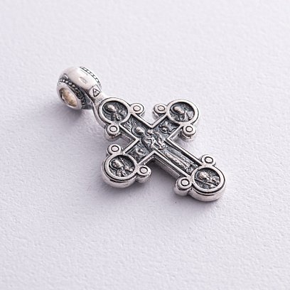 Православный крест с чернением 13089 №5