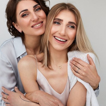 Золота каблучка "Серця" к05352 №13