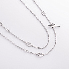 Серебряное колье - трансформер "Helen" 181363 от ювелирного магазина Оникс - 1