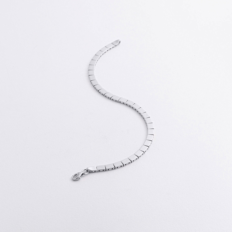 Браслет "Aria" у білому золоті б05709 - 1 Браслет "Aria" у білому золоті б05709 від ювелірного магазину Онікс - 1