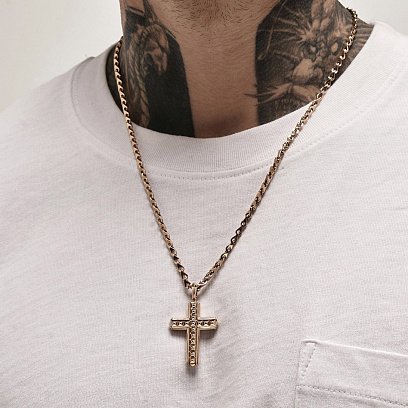 Чоловічий золотий ланцюжок ц00524 №6