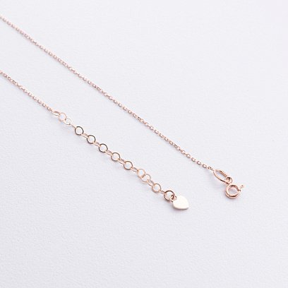 Кольє "Конюшина" в червоному золоті кол02578 №5