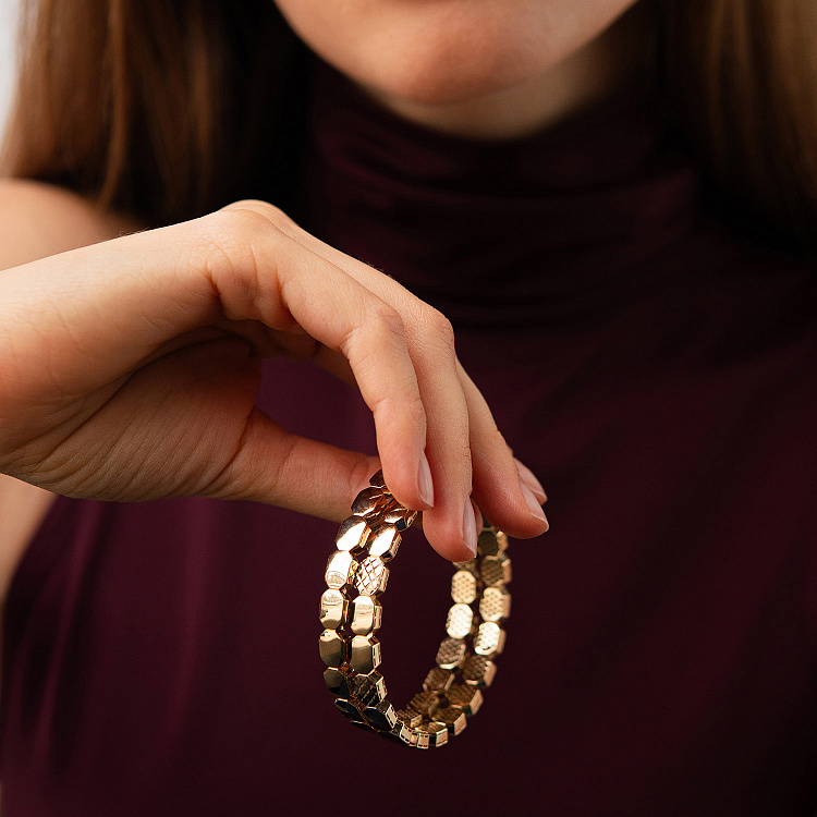 Браслет "Brianna" у жовтому золоті б05791 від ювелірного магазину Онікс - 1