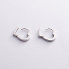 Срібні сережки "Сердечка" OR111510 от ювелирного магазина Оникс - 4